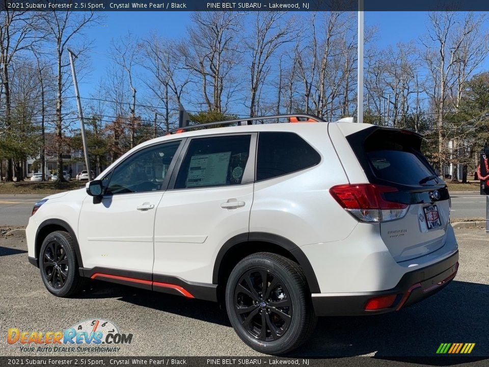 2021 Subaru Forester 2.5i Sport Crystal White Pearl / Black Photo #6