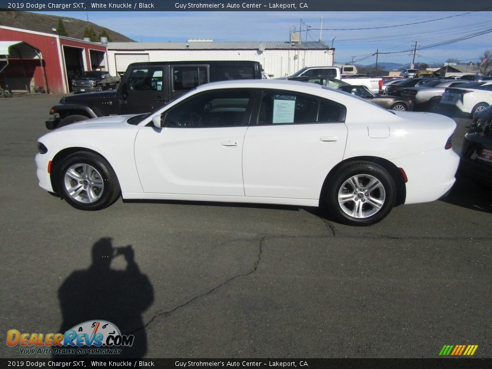 2019 Dodge Charger SXT White Knuckle / Black Photo #6