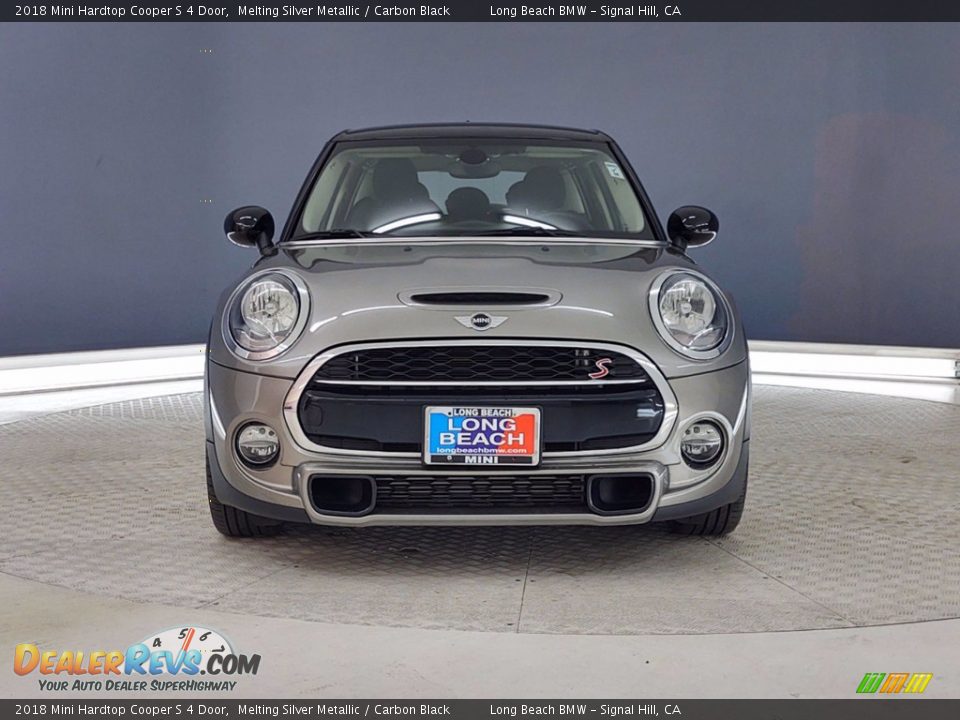 2018 Mini Hardtop Cooper S 4 Door Melting Silver Metallic / Carbon Black Photo #2