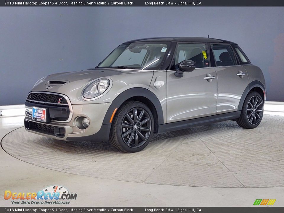 2018 Mini Hardtop Cooper S 4 Door Melting Silver Metallic / Carbon Black Photo #3