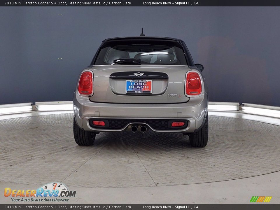 2018 Mini Hardtop Cooper S 4 Door Melting Silver Metallic / Carbon Black Photo #4