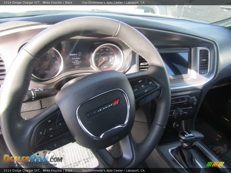 2019 Dodge Charger SXT White Knuckle / Black Photo #9