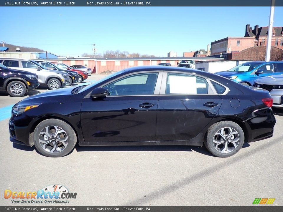 2021 Kia Forte LXS Aurora Black / Black Photo #5