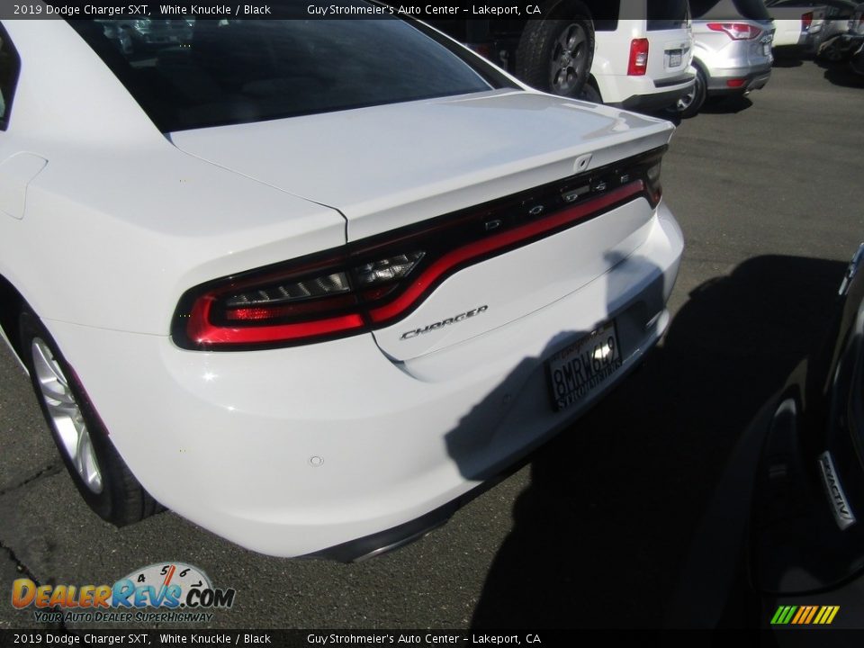 2019 Dodge Charger SXT White Knuckle / Black Photo #16