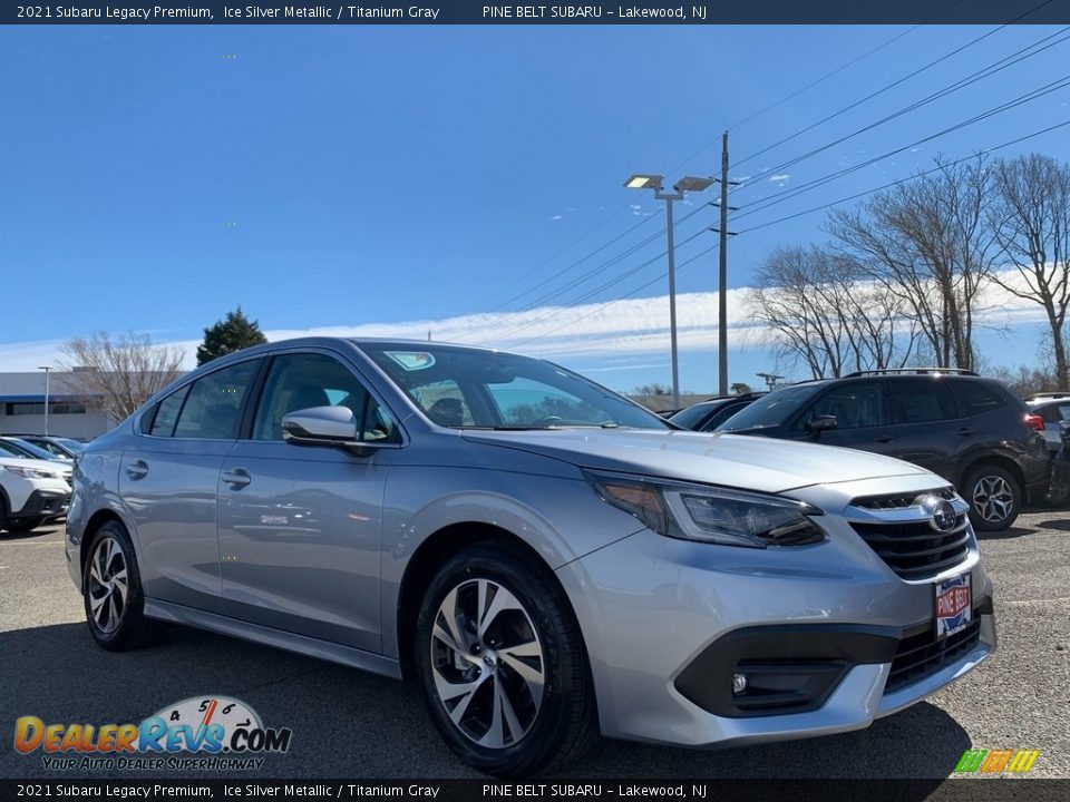 2021 Subaru Legacy Premium Ice Silver Metallic / Titanium Gray Photo #1