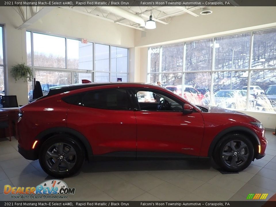 2021 Ford Mustang Mach-E Select eAWD Rapid Red Metallic / Black Onyx Photo #2