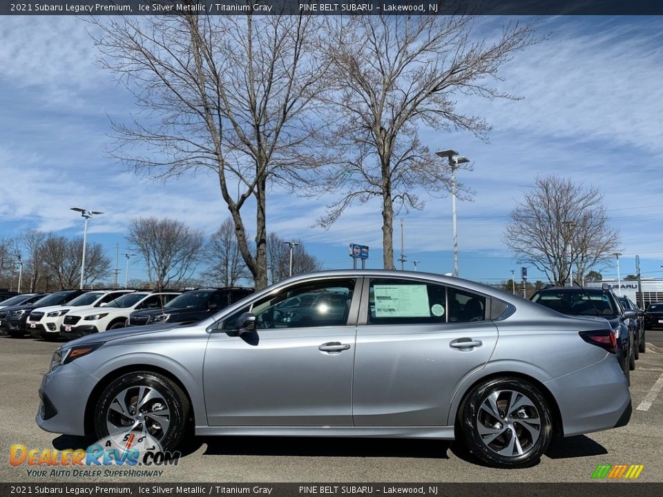 2021 Subaru Legacy Premium Ice Silver Metallic / Titanium Gray Photo #4