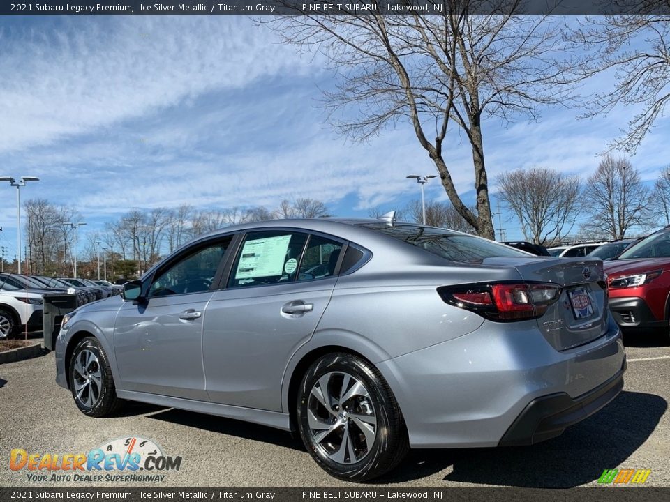 2021 Subaru Legacy Premium Ice Silver Metallic / Titanium Gray Photo #6