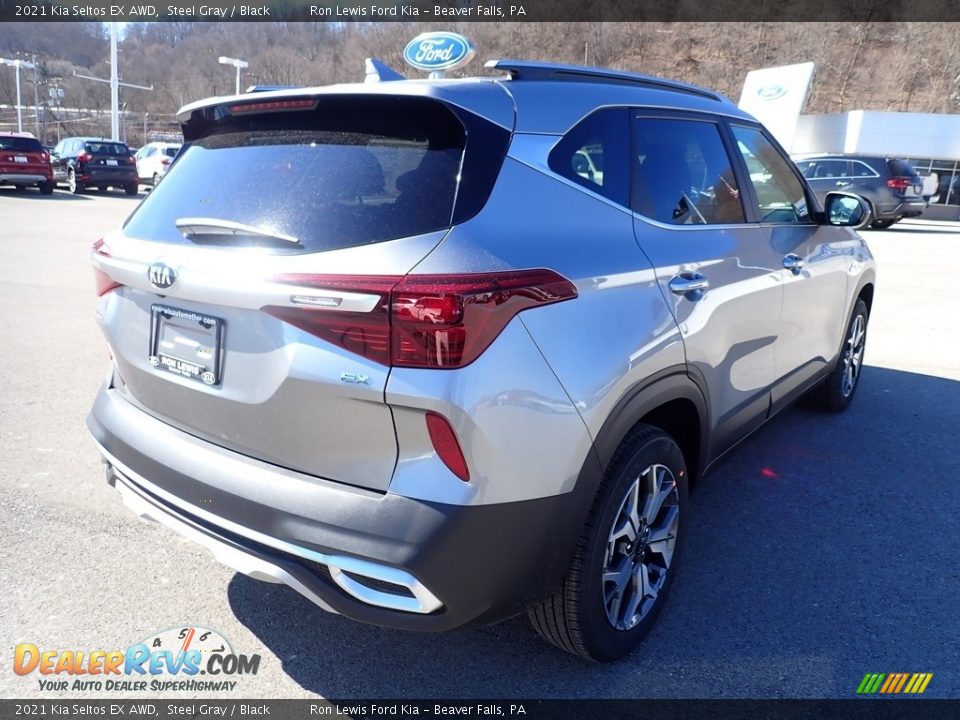 2021 Kia Seltos EX AWD Steel Gray / Black Photo #2