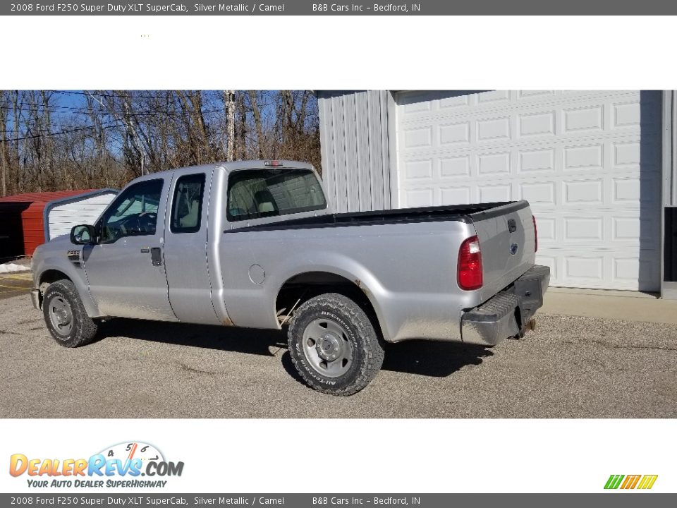 Silver Metallic 2008 Ford F250 Super Duty XLT SuperCab Photo #6