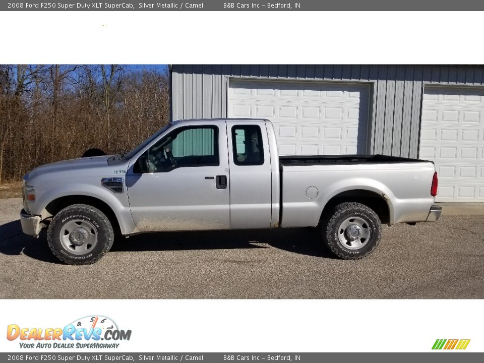 Silver Metallic 2008 Ford F250 Super Duty XLT SuperCab Photo #7