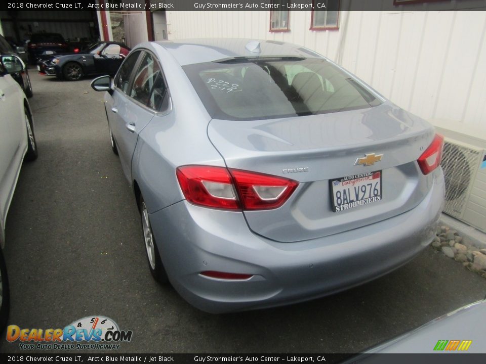 2018 Chevrolet Cruze LT Arctic Blue Metallic / Jet Black Photo #2