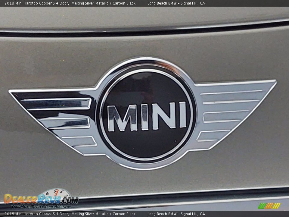 2018 Mini Hardtop Cooper S 4 Door Melting Silver Metallic / Carbon Black Photo #28