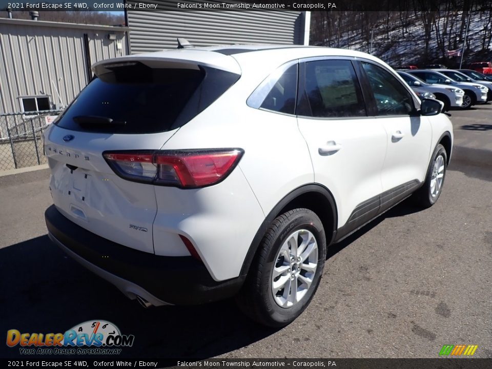 2021 Ford Escape SE 4WD Oxford White / Ebony Photo #2