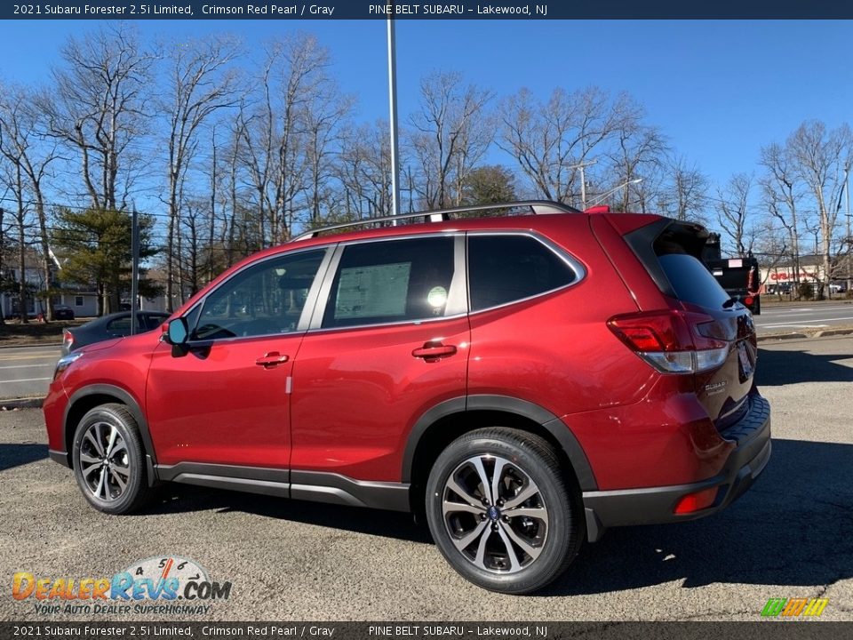 2021 Subaru Forester 2.5i Limited Crimson Red Pearl / Gray Photo #6