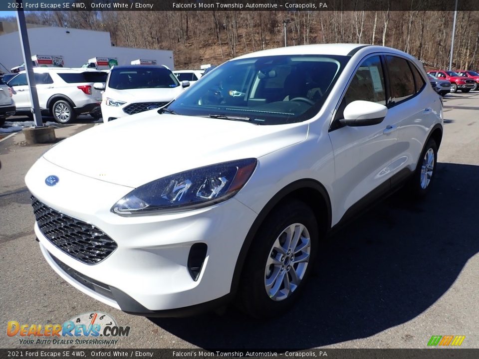 2021 Ford Escape SE 4WD Oxford White / Ebony Photo #4