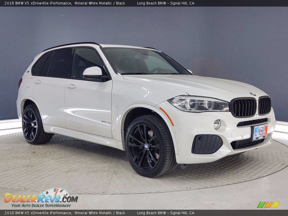 2018 BMW X5 xDrive40e iPerfomance Mineral White Metallic / Black Photo #1