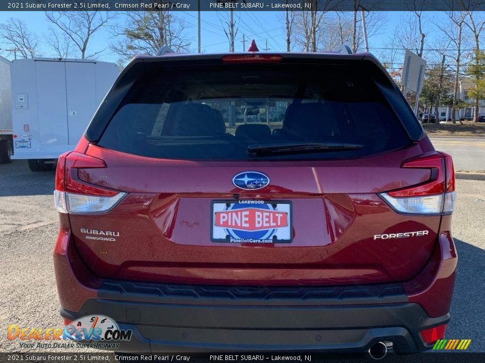 2021 Subaru Forester 2.5i Limited Crimson Red Pearl / Gray Photo #7