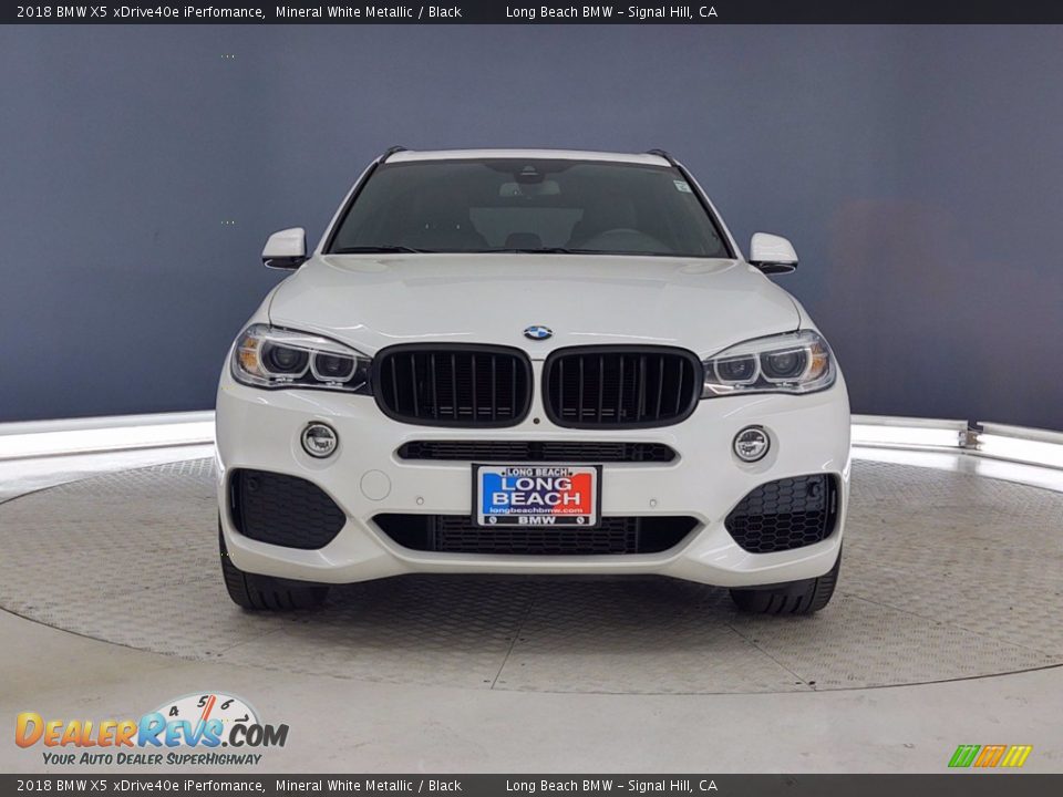 2018 BMW X5 xDrive40e iPerfomance Mineral White Metallic / Black Photo #2