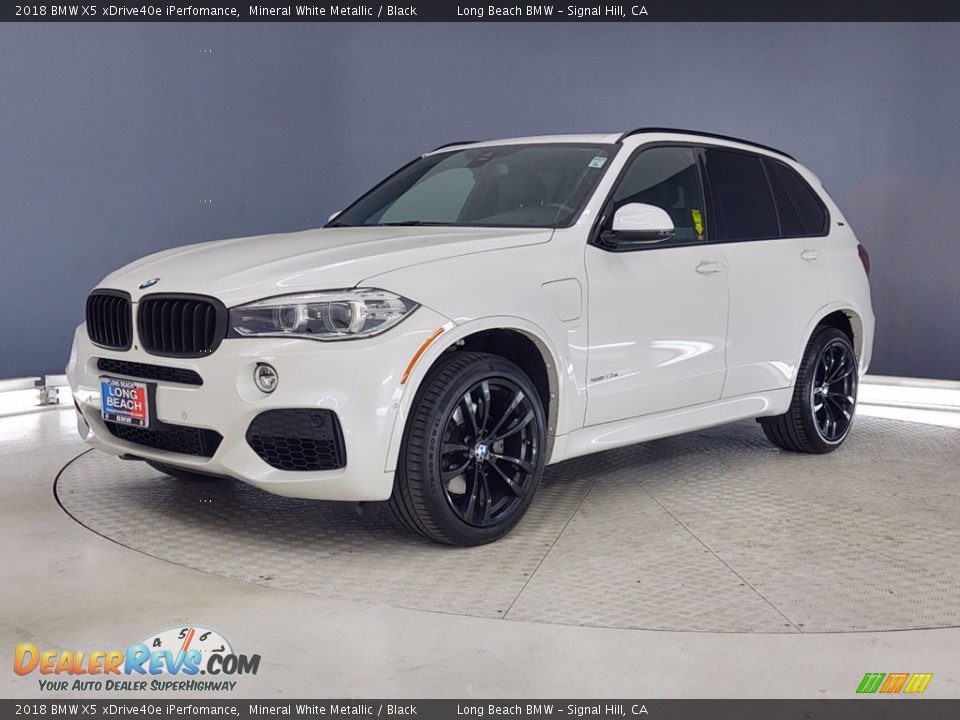 2018 BMW X5 xDrive40e iPerfomance Mineral White Metallic / Black Photo #3