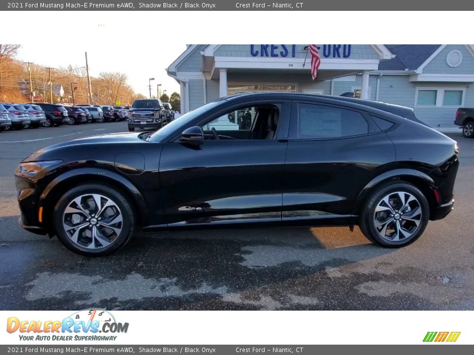 2021 Ford Mustang Mach-E Premium eAWD Shadow Black / Black Onyx Photo #4