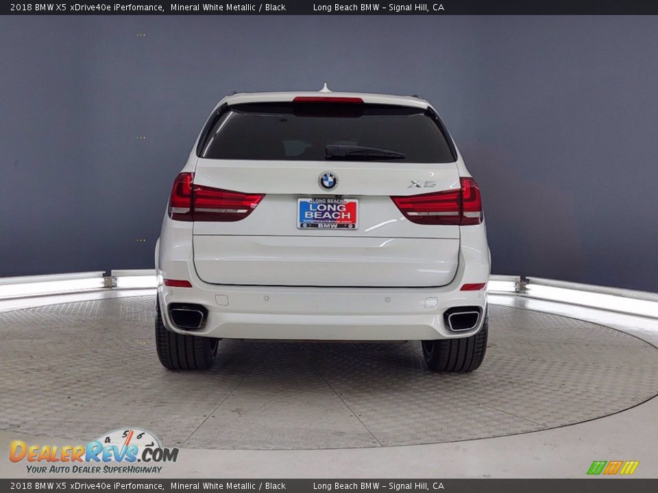 2018 BMW X5 xDrive40e iPerfomance Mineral White Metallic / Black Photo #4