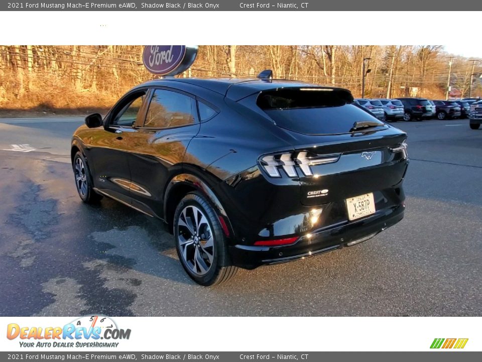 2021 Ford Mustang Mach-E Premium eAWD Shadow Black / Black Onyx Photo #5