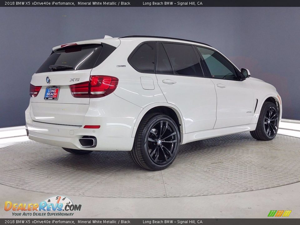 2018 BMW X5 xDrive40e iPerfomance Mineral White Metallic / Black Photo #5