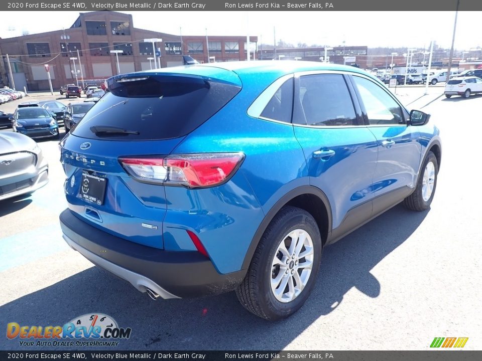 2020 Ford Escape SE 4WD Velocity Blue Metallic / Dark Earth Gray Photo #2