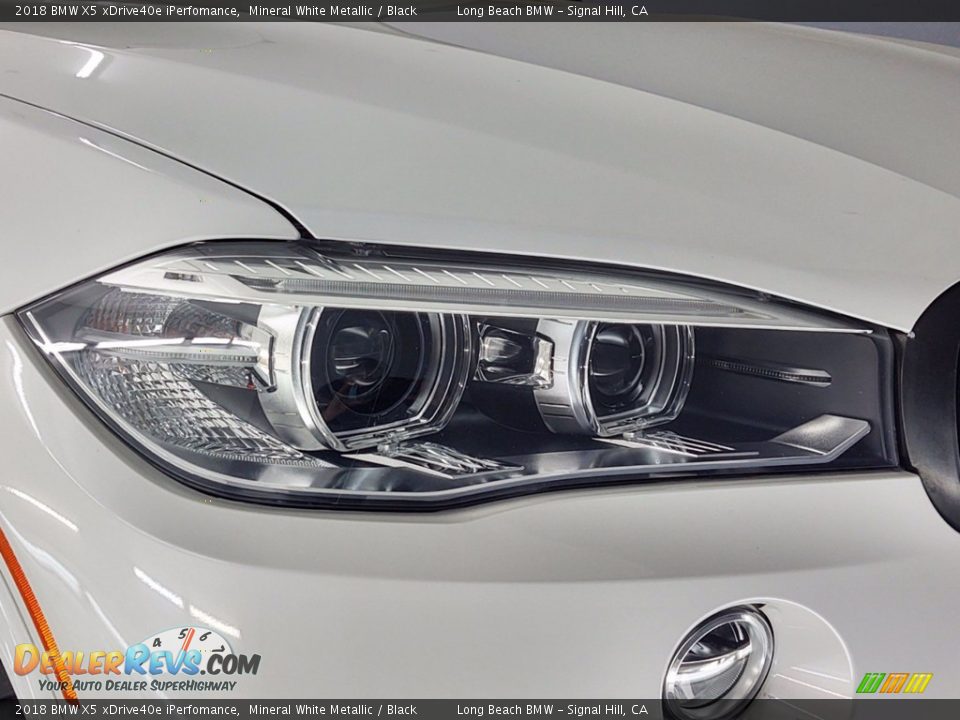 2018 BMW X5 xDrive40e iPerfomance Mineral White Metallic / Black Photo #6
