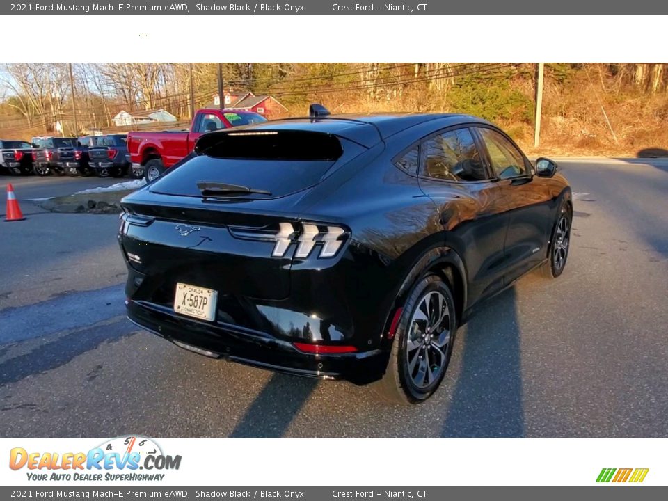 2021 Ford Mustang Mach-E Premium eAWD Shadow Black / Black Onyx Photo #7