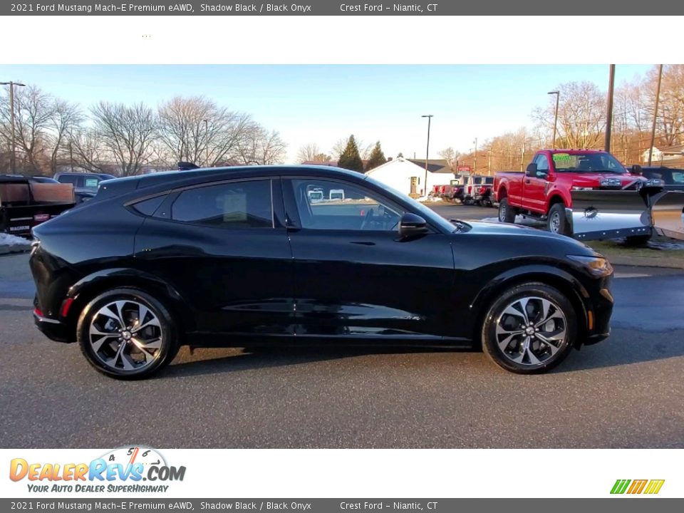 Shadow Black 2021 Ford Mustang Mach-E Premium eAWD Photo #8