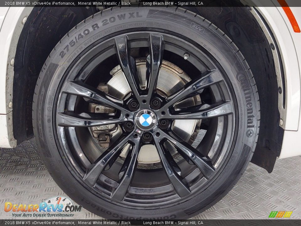 2018 BMW X5 xDrive40e iPerfomance Mineral White Metallic / Black Photo #8