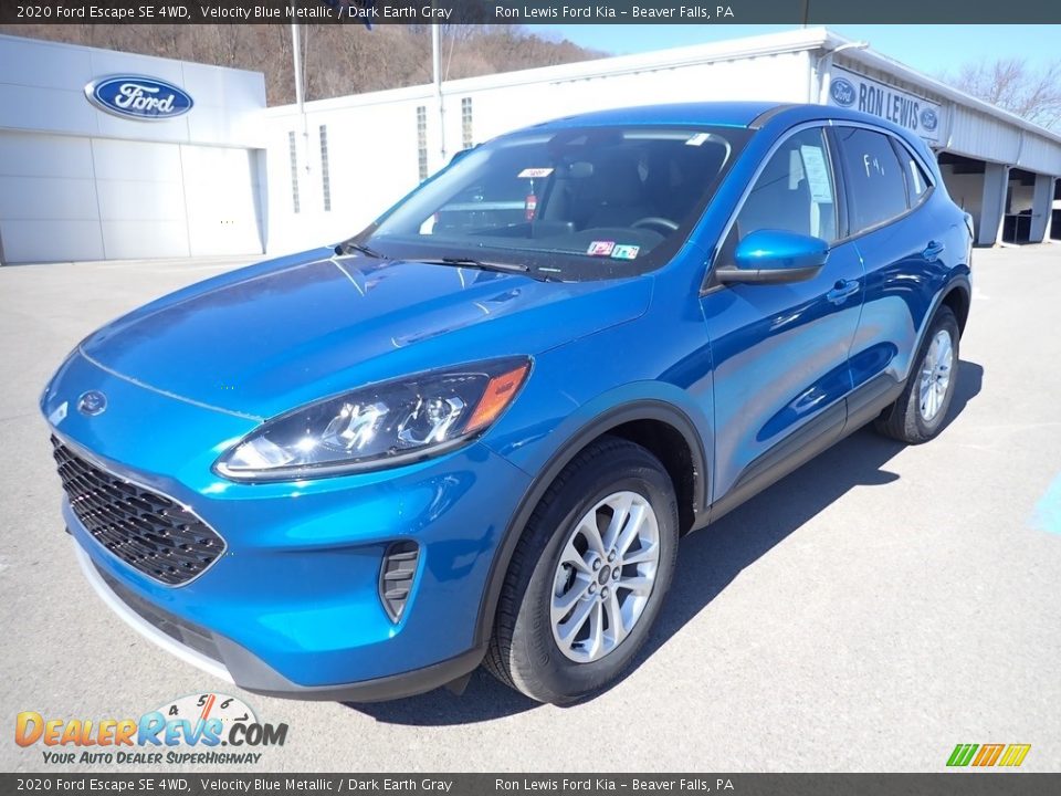 2020 Ford Escape SE 4WD Velocity Blue Metallic / Dark Earth Gray Photo #6