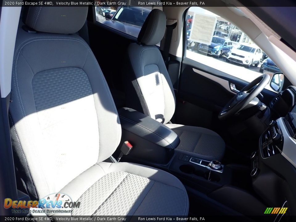 2020 Ford Escape SE 4WD Velocity Blue Metallic / Dark Earth Gray Photo #8