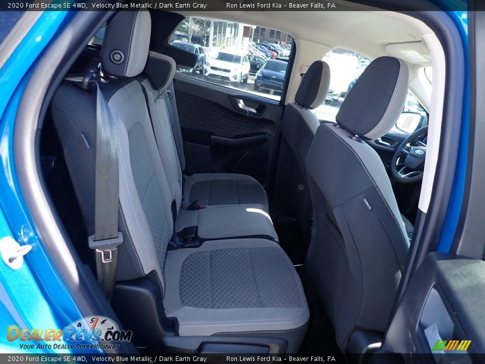 2020 Ford Escape SE 4WD Velocity Blue Metallic / Dark Earth Gray Photo #9