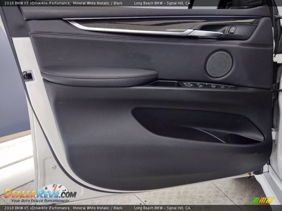 2018 BMW X5 xDrive40e iPerfomance Mineral White Metallic / Black Photo #12