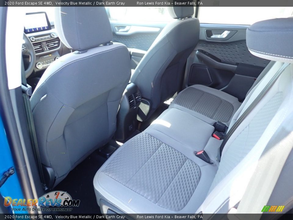 2020 Ford Escape SE 4WD Velocity Blue Metallic / Dark Earth Gray Photo #11