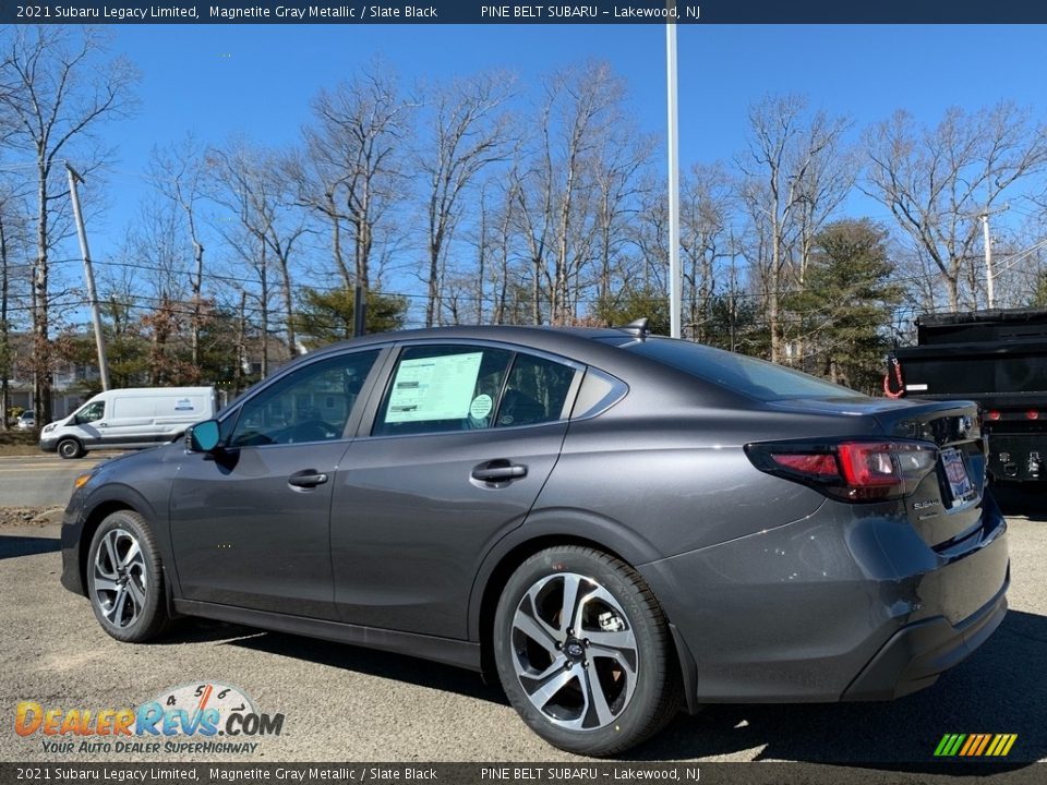 2021 Subaru Legacy Limited Magnetite Gray Metallic / Slate Black Photo #6