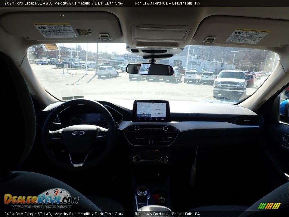 2020 Ford Escape SE 4WD Velocity Blue Metallic / Dark Earth Gray Photo #12