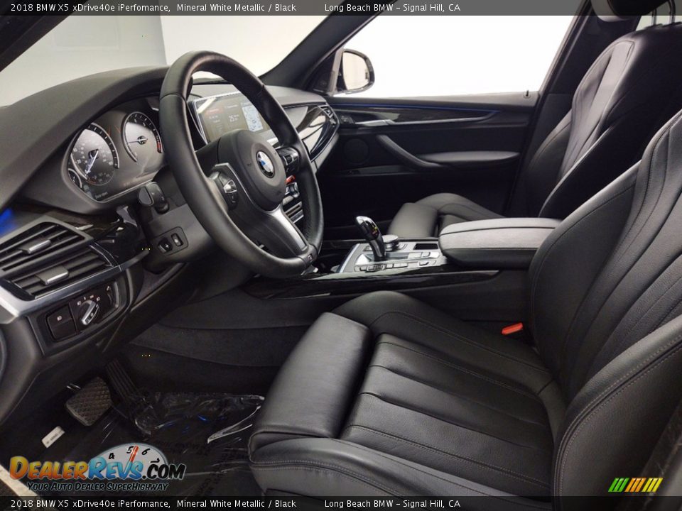 2018 BMW X5 xDrive40e iPerfomance Mineral White Metallic / Black Photo #14