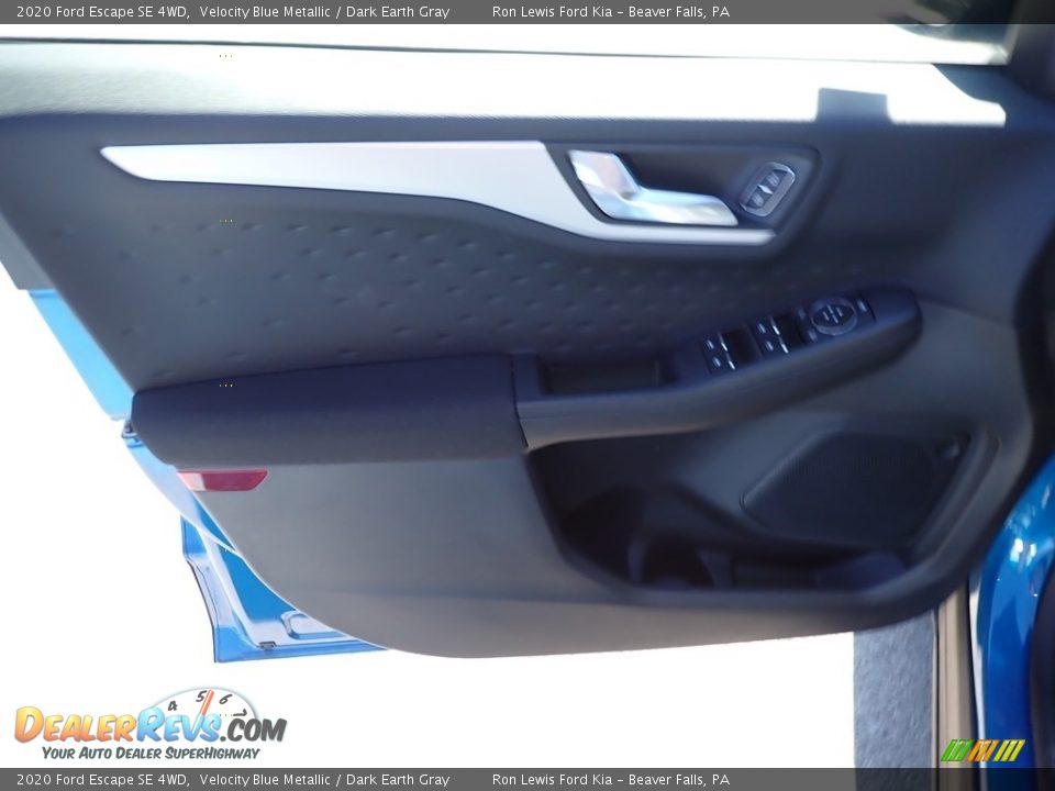 2020 Ford Escape SE 4WD Velocity Blue Metallic / Dark Earth Gray Photo #13