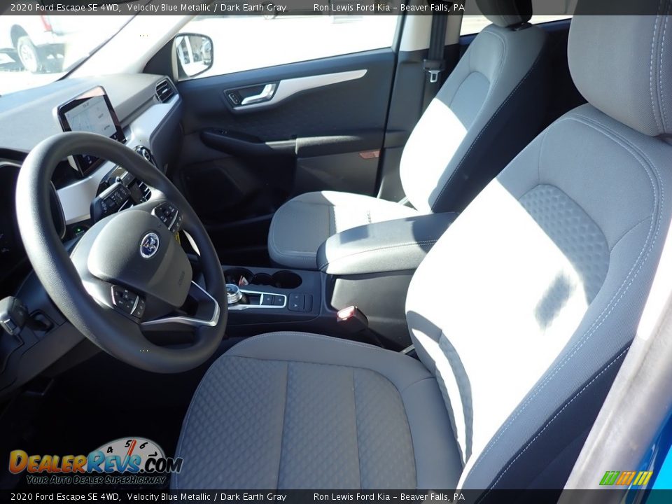 2020 Ford Escape SE 4WD Velocity Blue Metallic / Dark Earth Gray Photo #14