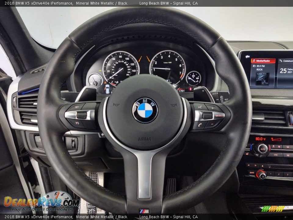 2018 BMW X5 xDrive40e iPerfomance Mineral White Metallic / Black Photo #17