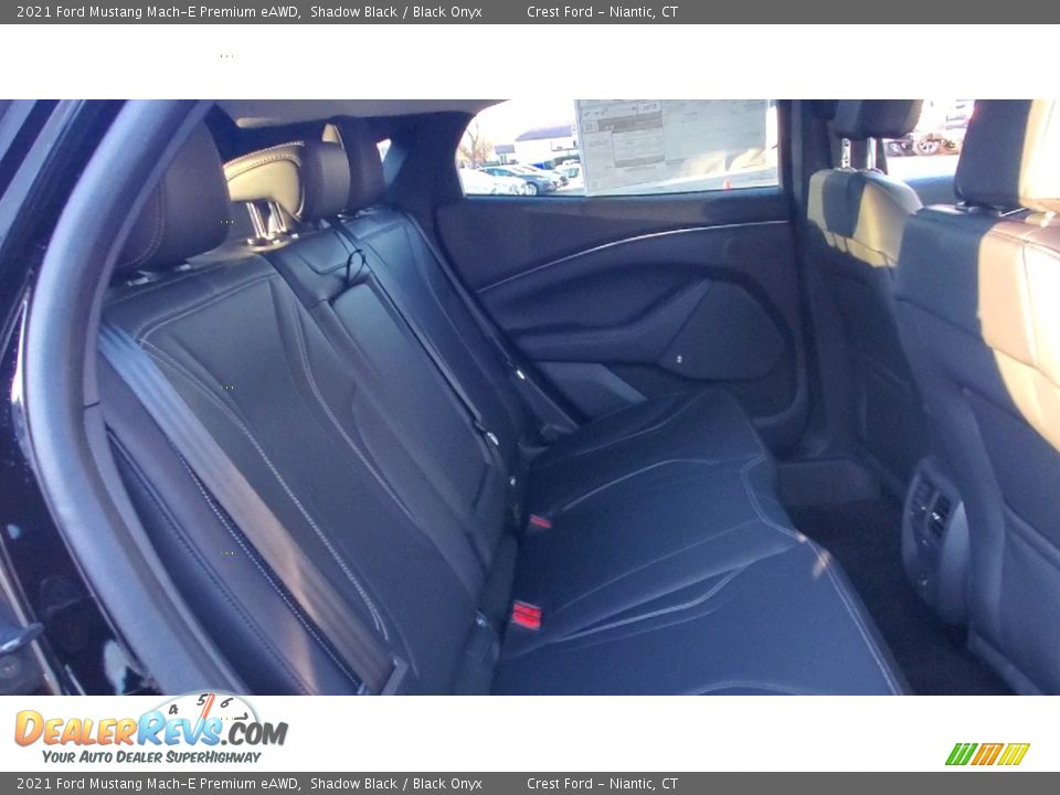 Rear Seat of 2021 Ford Mustang Mach-E Premium eAWD Photo #22