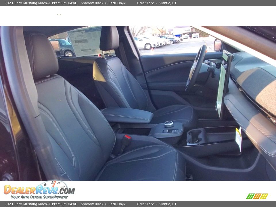 Front Seat of 2021 Ford Mustang Mach-E Premium eAWD Photo #23