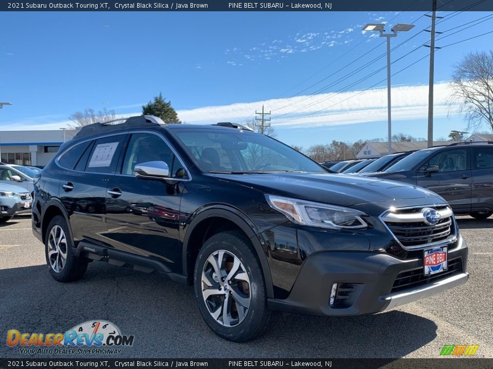 2021 Subaru Outback Touring XT Crystal Black Silica / Java Brown Photo #1