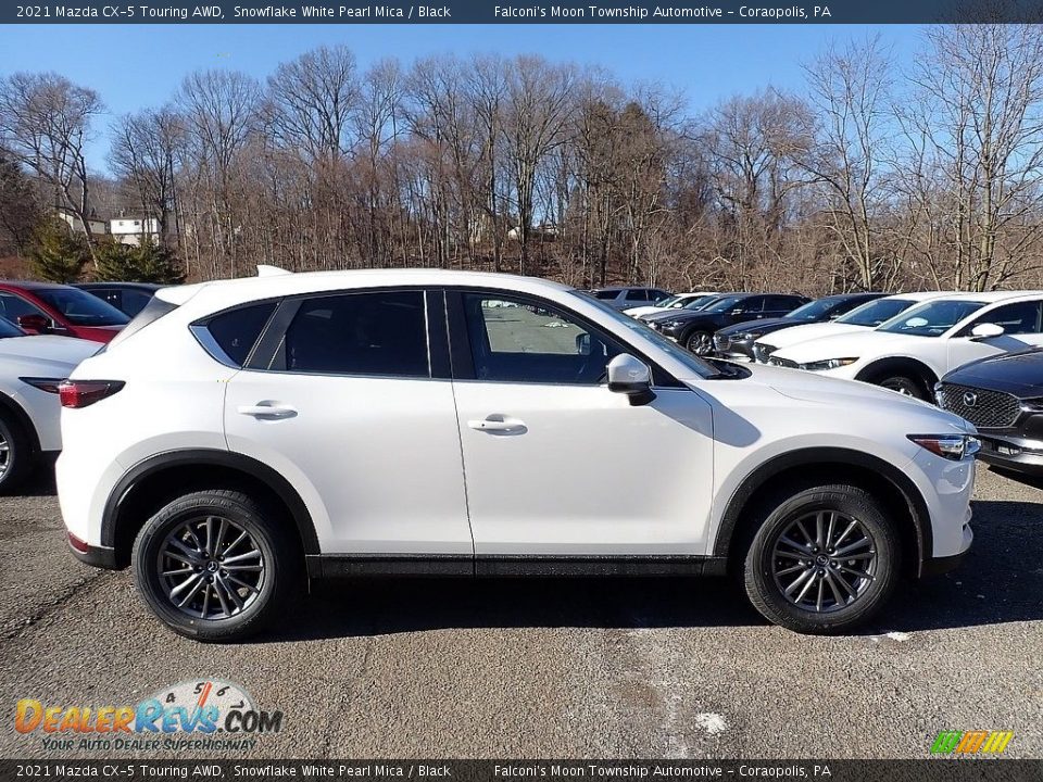 2021 Mazda CX-5 Touring AWD Snowflake White Pearl Mica / Black Photo #1