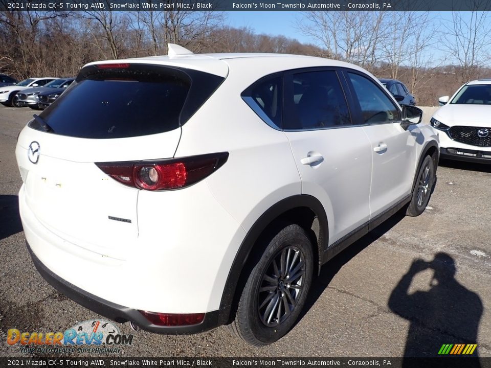 2021 Mazda CX-5 Touring AWD Snowflake White Pearl Mica / Black Photo #2