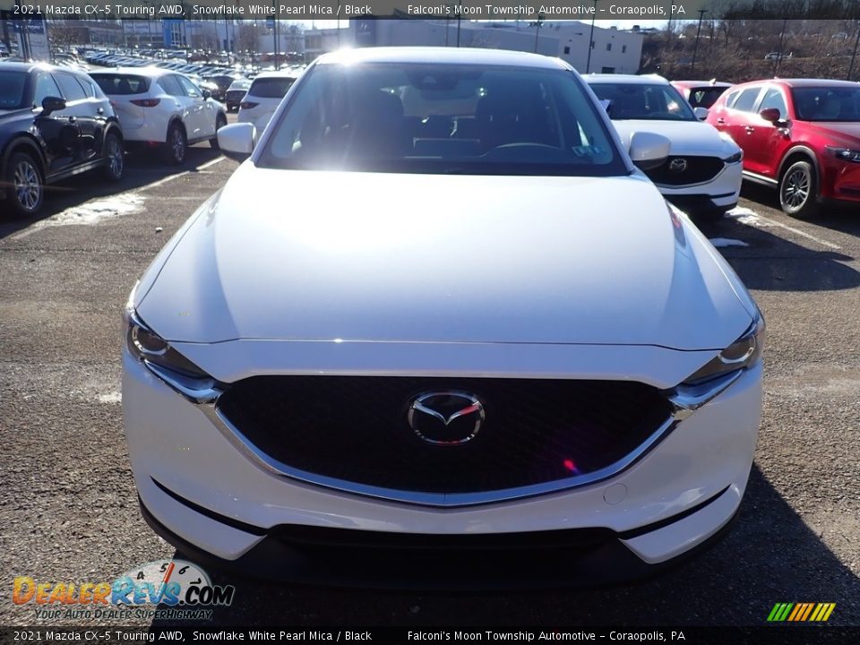 2021 Mazda CX-5 Touring AWD Snowflake White Pearl Mica / Black Photo #4